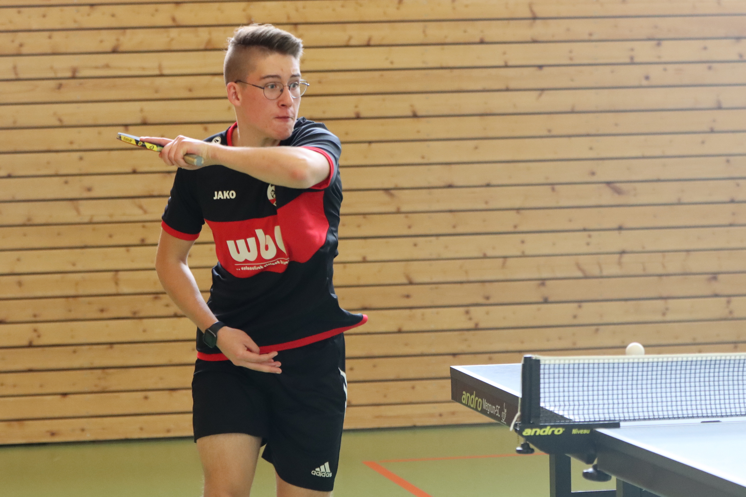 Justin Scherf mit 4 Einzelsiegen