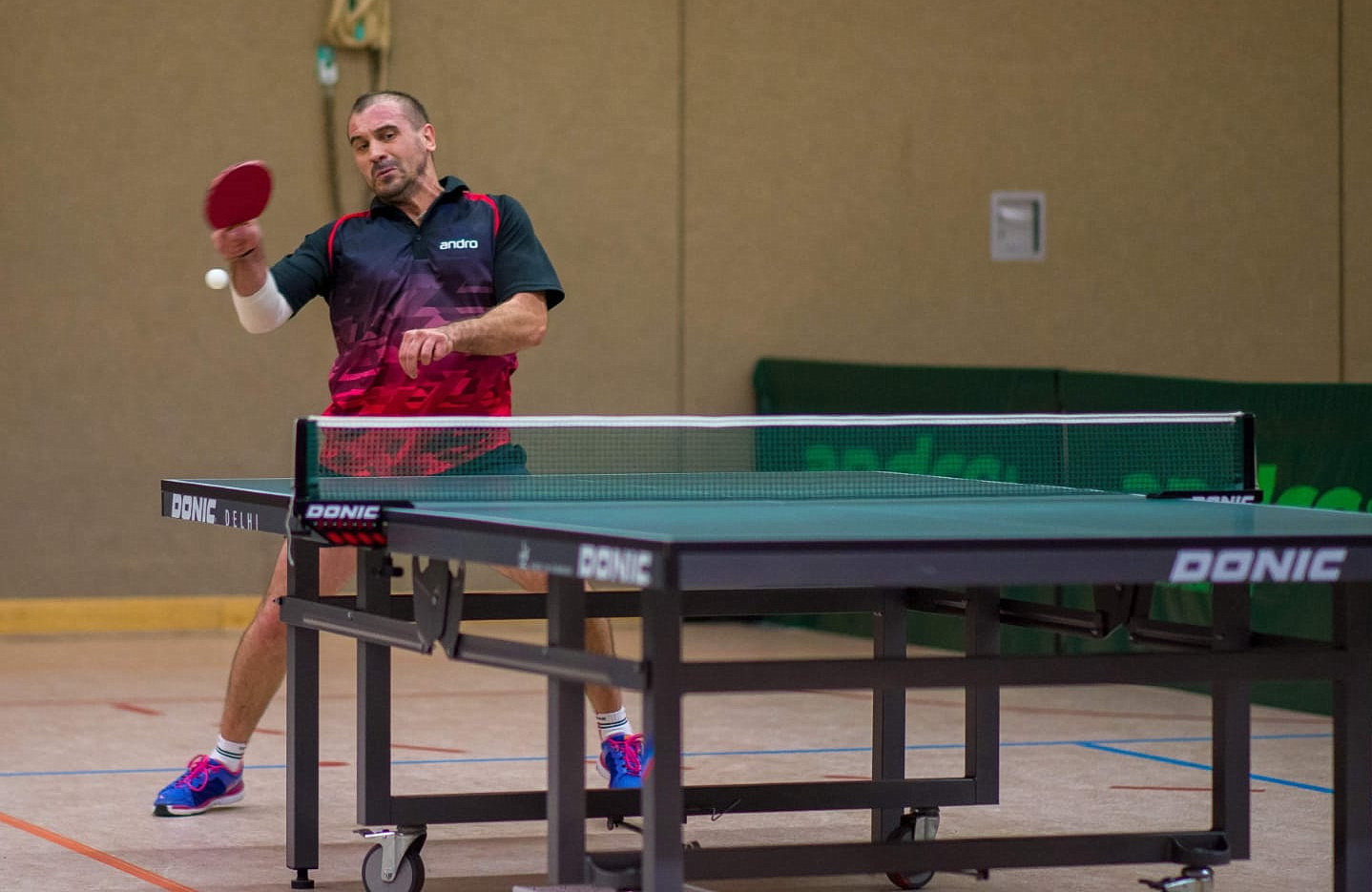 Vasile Gaivas im zweiten Match gegen Reswich